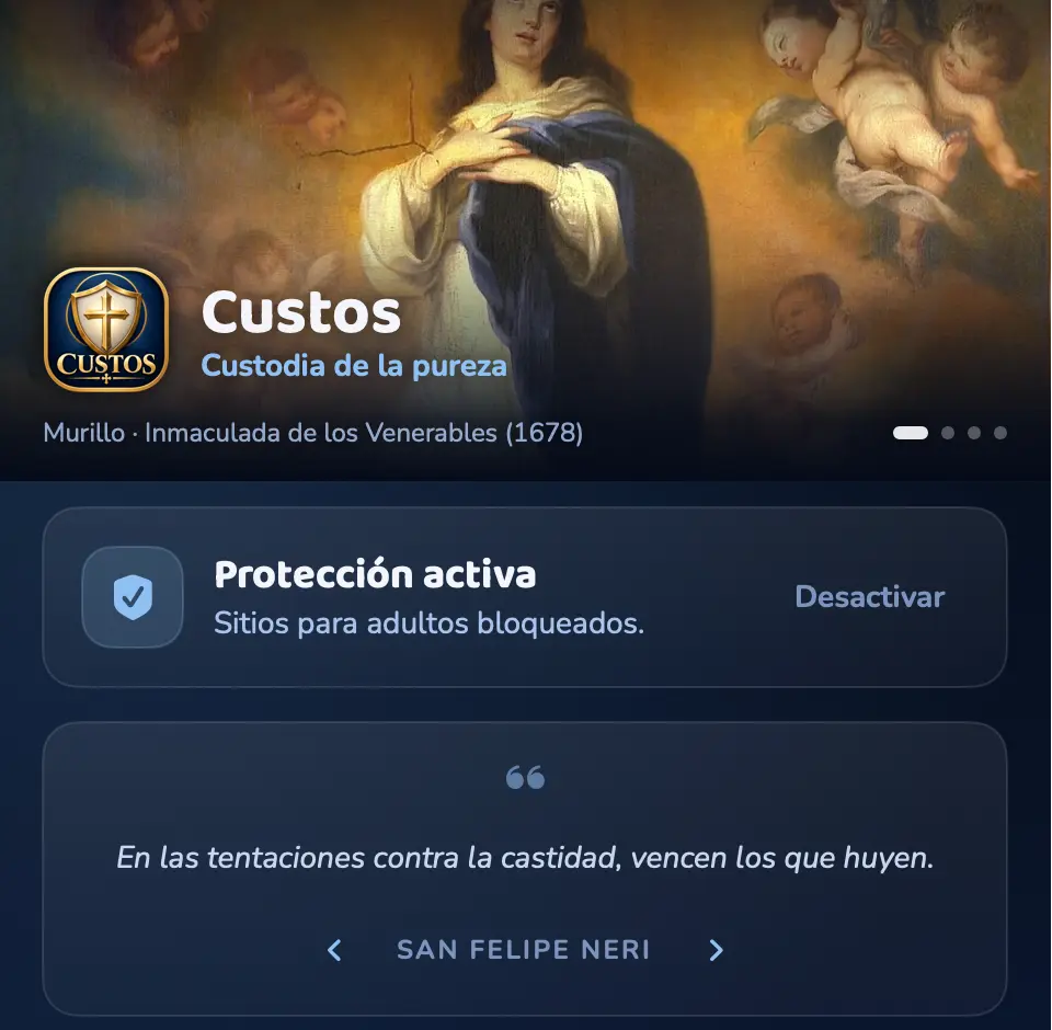 Custos en el Mac, con la protección activa