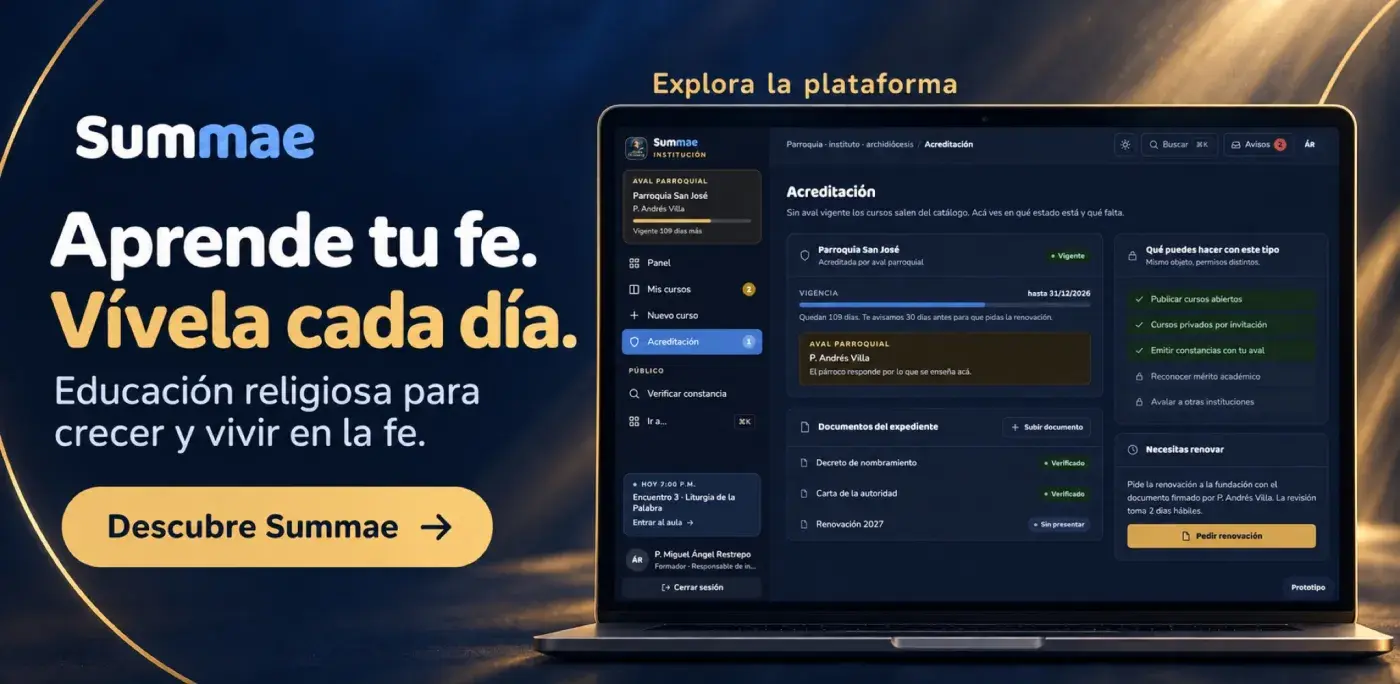 Summae: aprende tu fe, vívela cada día