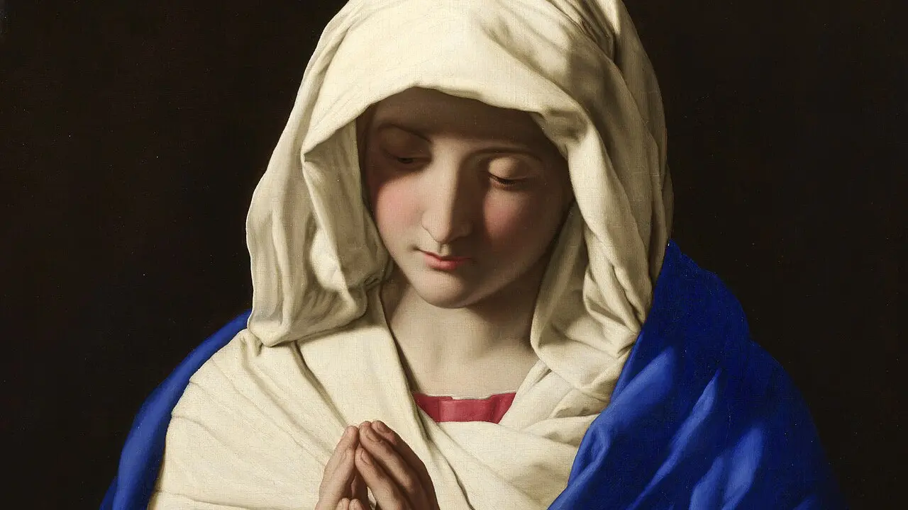 La Virgen María en oración